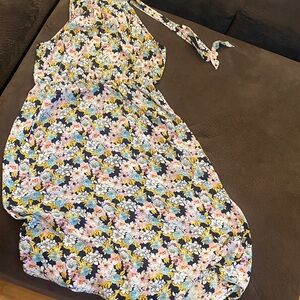 Maison Jules Multicolor Floral Dress